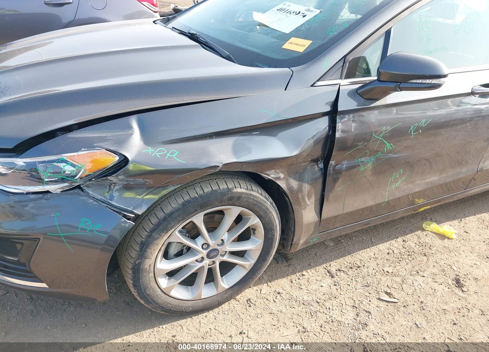 2020 FORD FUSION HYBRID SEL VIN: 3FA6P0MU3LR263600