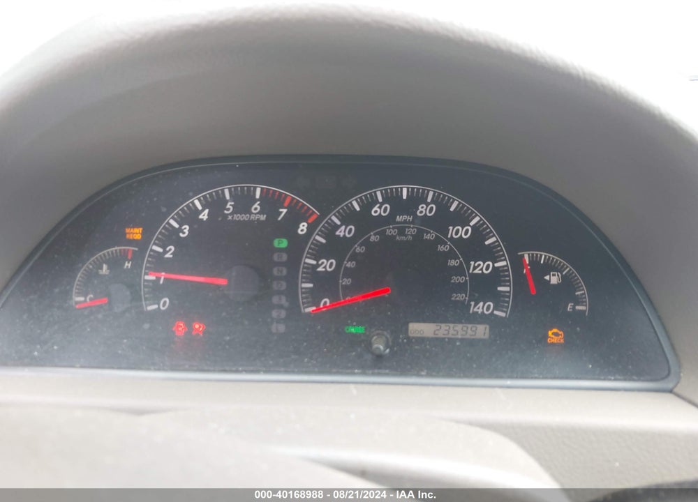 2005 TOYOTA CAMRY LE VIN: 4T1BE32KX5U624281