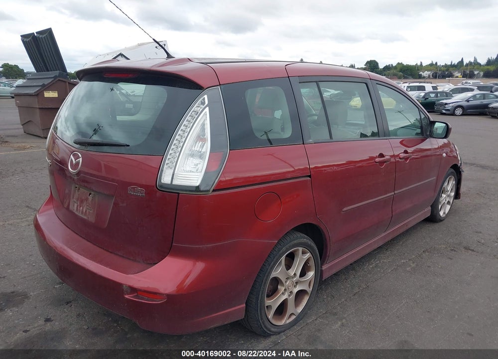 2009 MAZDA 5 GRAND TOURING VIN: JM1CR293190340105