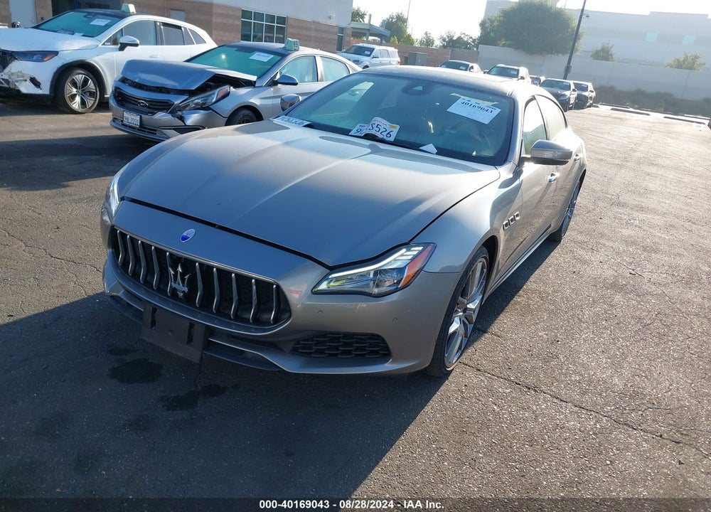 2018 MASERATI QUATTROPORTE S VIN: ZAM56YPA3J1270980