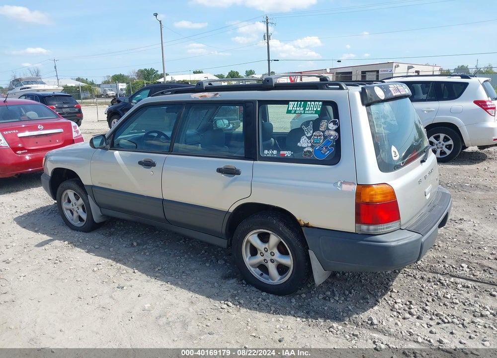 1999 SUBARU FORESTER L VIN: JF1SF6359XH701512