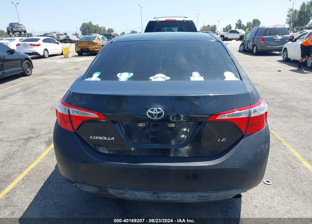 2016 TOYOTA COROLLA LE VIN: 5YFBURHE7GP396784