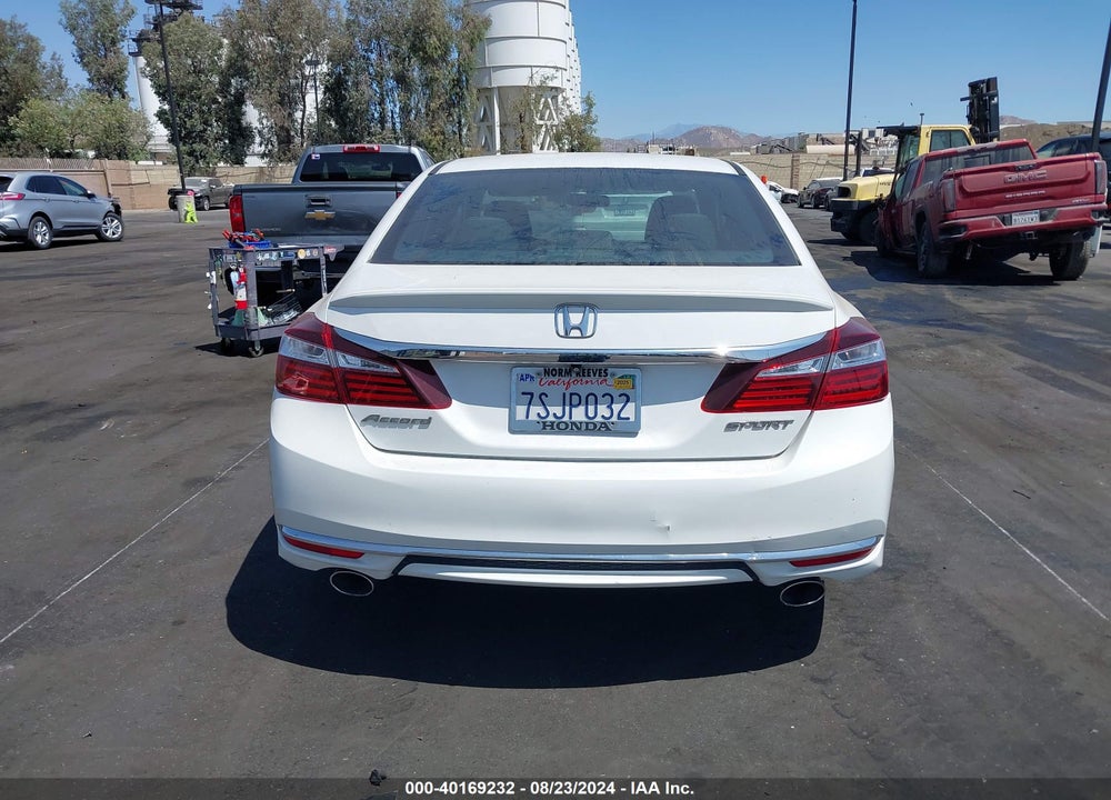 2016 HONDA ACCORD SPORT VIN: 1HGCR2F51GA158919