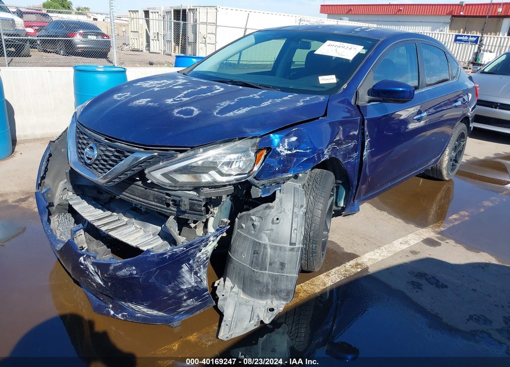 2016 NISSAN SENTRA SV VIN: 3N1AB7AP0GY256631