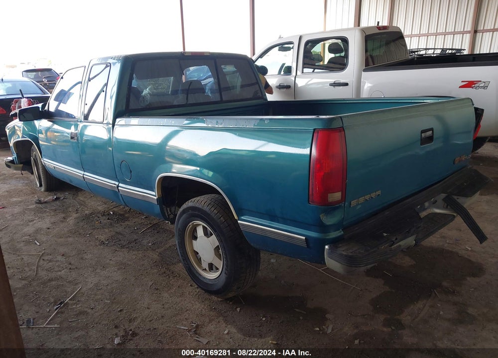 1997 GMC SIERRA 1500 SL WIDESIDE VIN: 2GTEC19R6V1570164