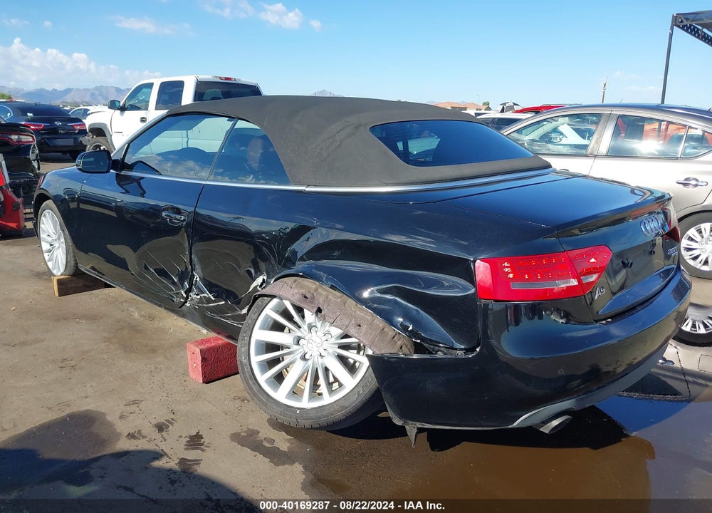 2012 AUDI A5 2.0T PREMIUM VIN: WAULFAFH5CN000174