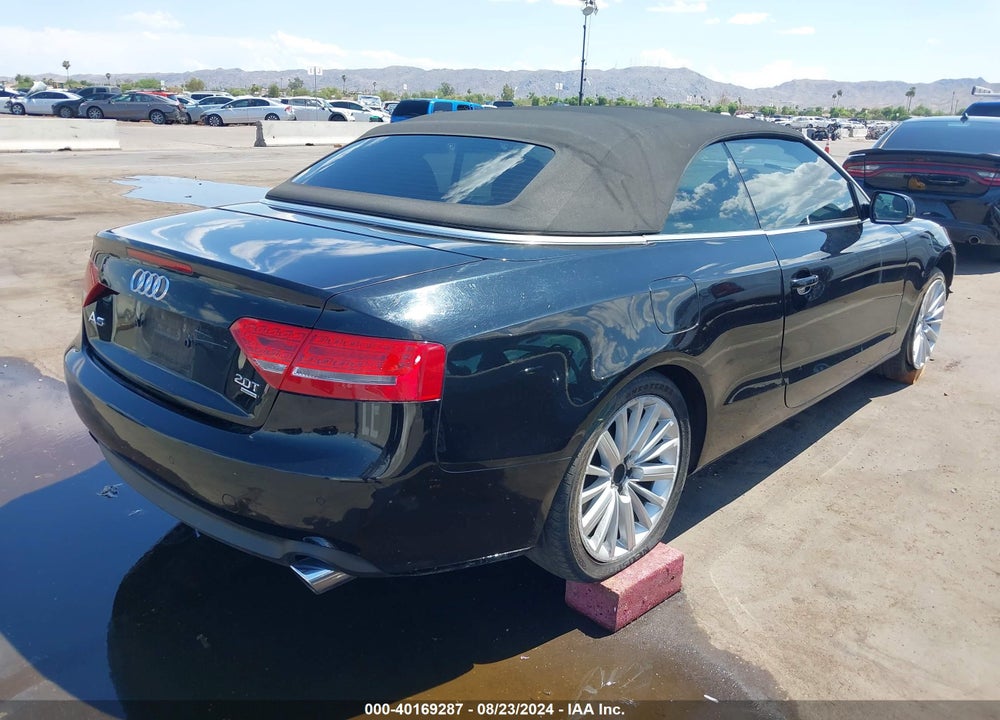 2012 AUDI A5 2.0T PREMIUM VIN: WAULFAFH5CN000174