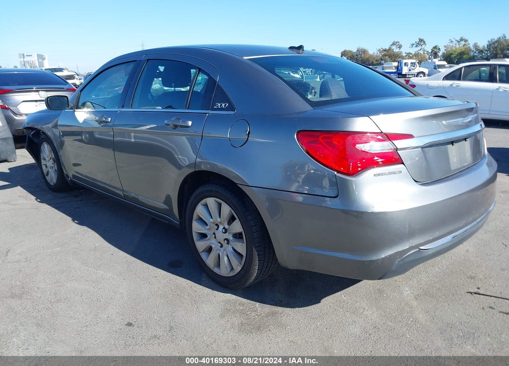 2012 CHRYSLER 200 LX VIN: 1C3CCBAB6CN320449