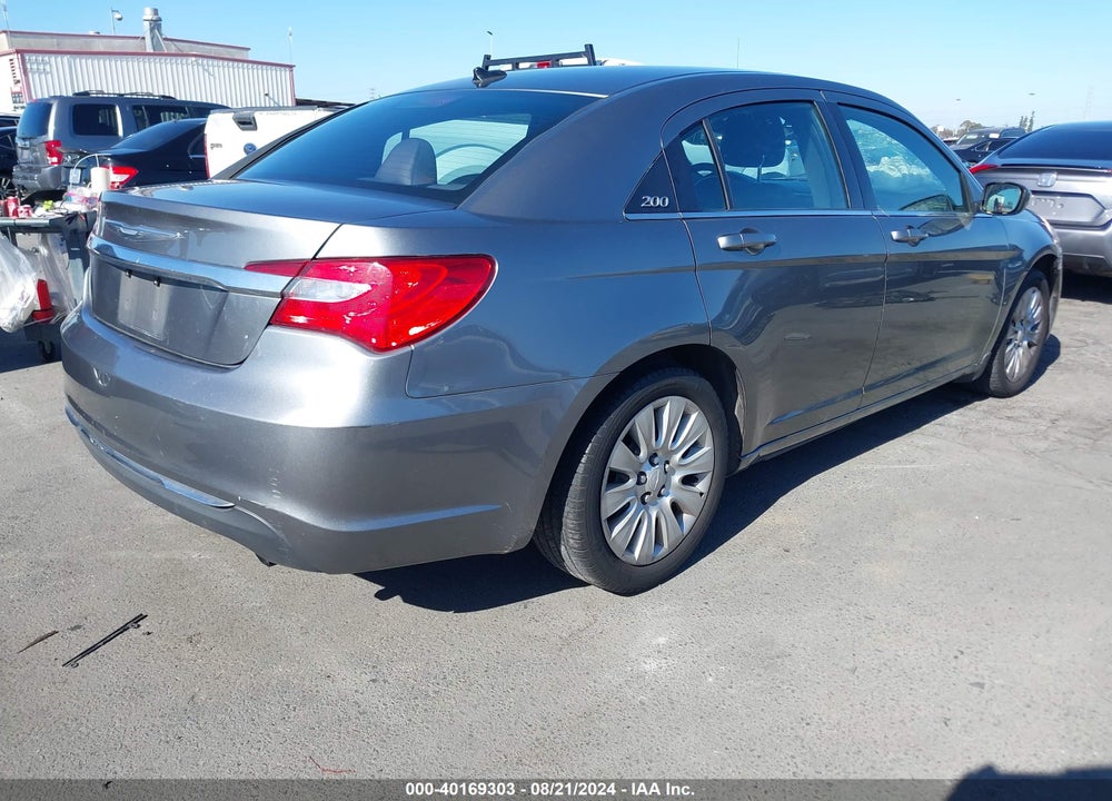 2012 CHRYSLER 200 LX VIN: 1C3CCBAB6CN320449