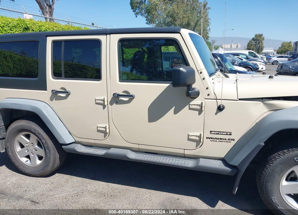 2011 JEEP WRANGLER UNLIMITED SPORT VIN: 1J4HA3H13BL603664