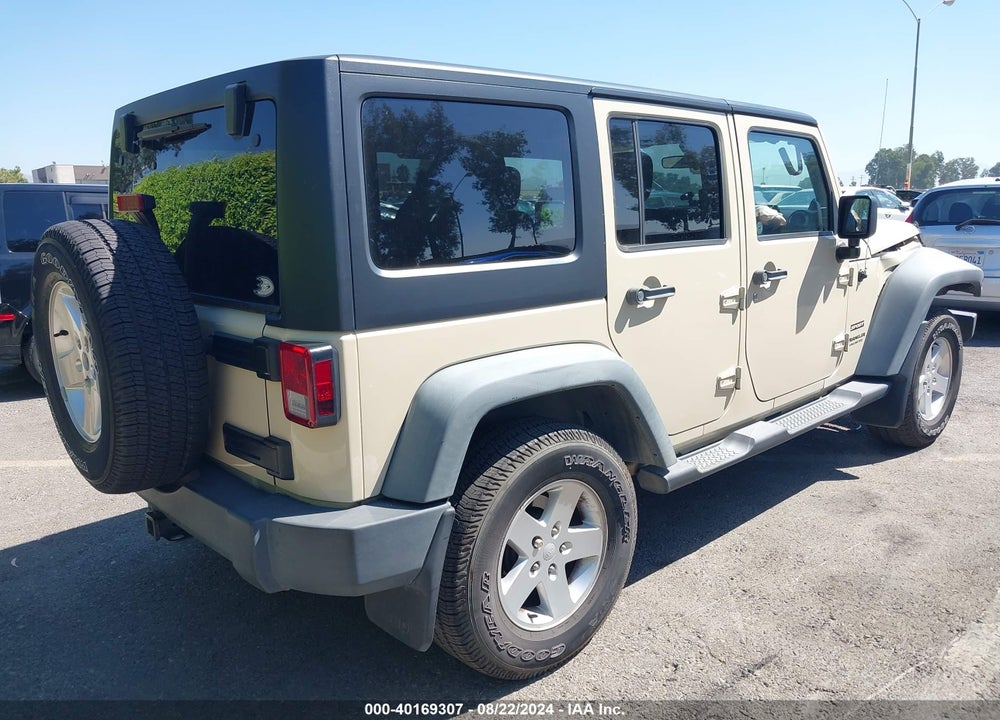2011 JEEP WRANGLER UNLIMITED SPORT VIN: 1J4HA3H13BL603664