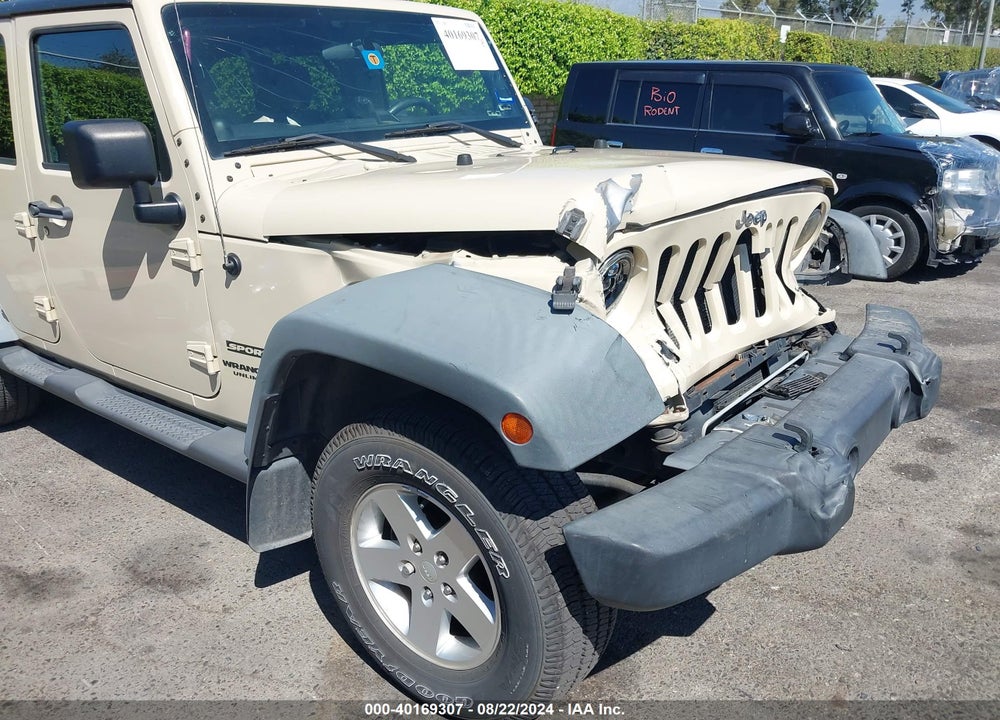 2011 JEEP WRANGLER UNLIMITED SPORT VIN: 1J4HA3H13BL603664
