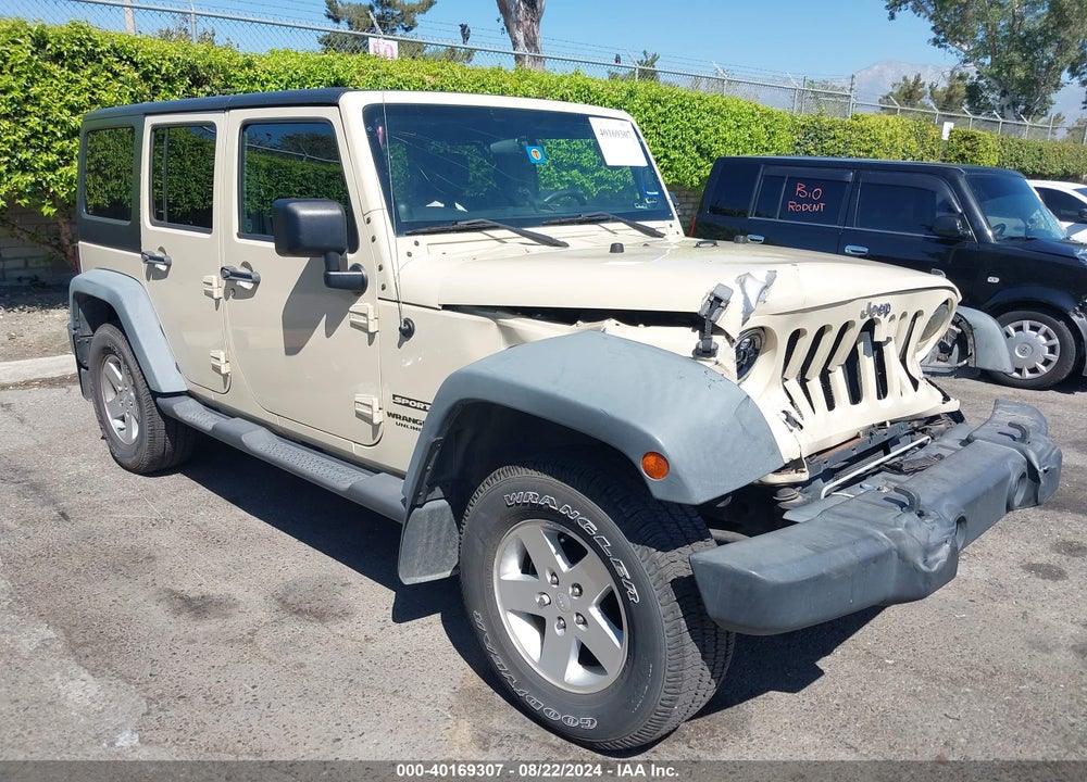 2011 JEEP WRANGLER UNLIMITED SPORT VIN: 1J4HA3H13BL603664