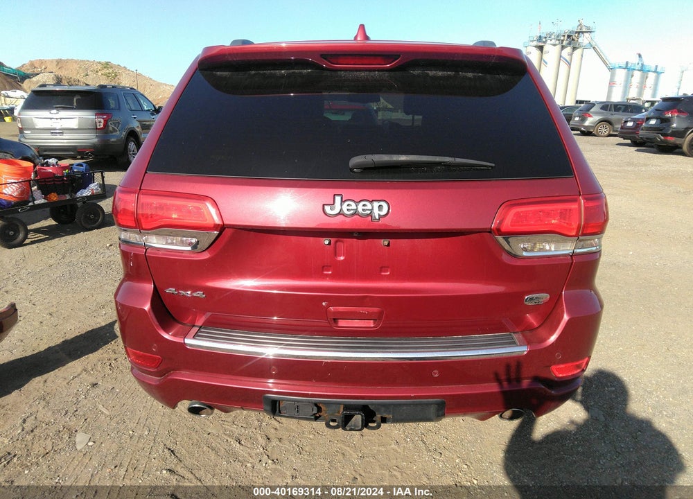 2014 JEEP GRAND CHEROKEE OVERLAND VIN: 1C4RJFCGXEC396315
