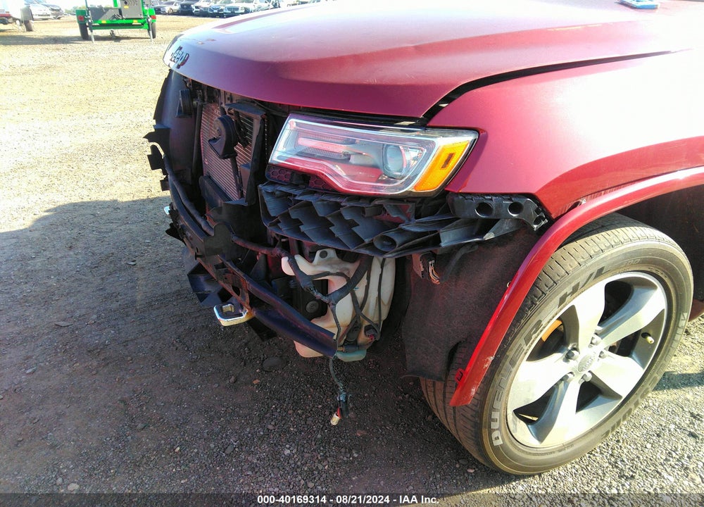 2014 JEEP GRAND CHEROKEE OVERLAND VIN: 1C4RJFCGXEC396315