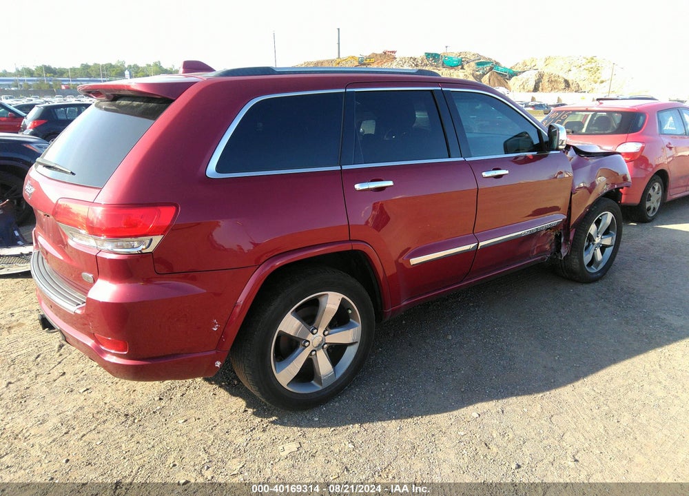 2014 JEEP GRAND CHEROKEE OVERLAND VIN: 1C4RJFCGXEC396315