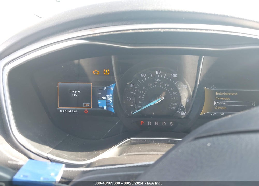 2016 FORD FUSION SE VIN: 3FA6P0H73GR243745