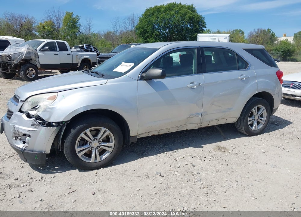 2013 CHEVROLET EQUINOX LS VIN: 1GNALBEK5DZ118345