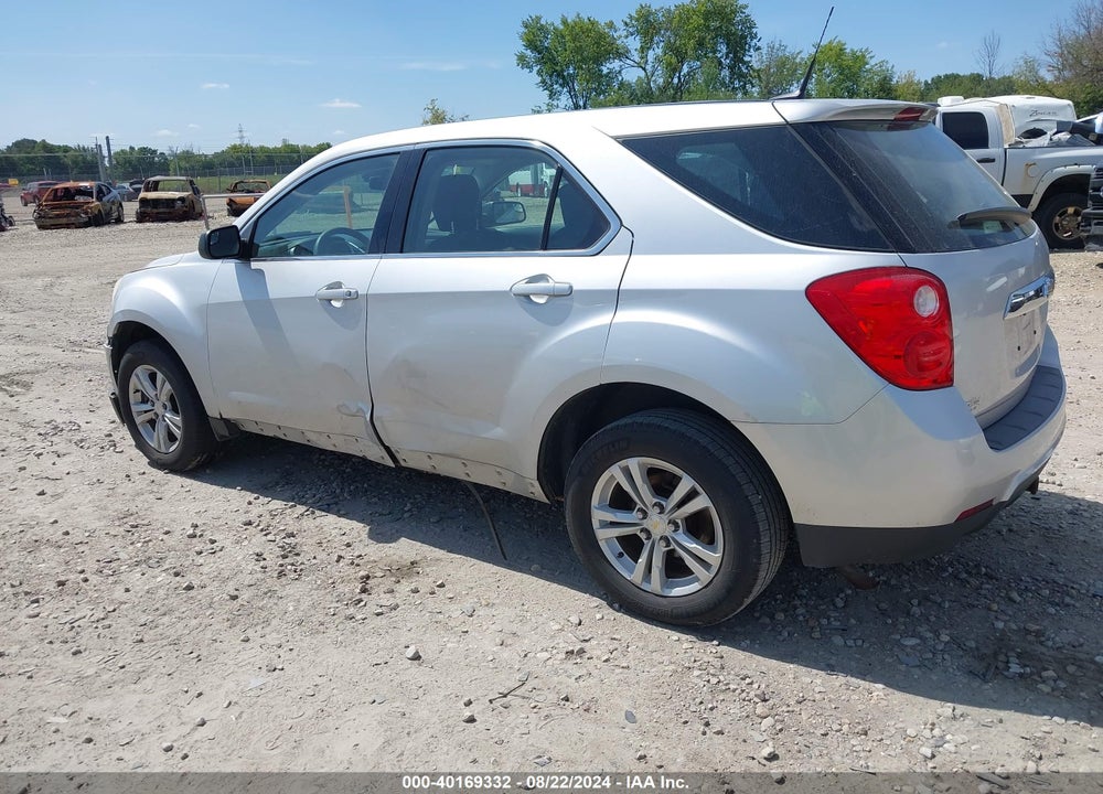 2013 CHEVROLET EQUINOX LS VIN: 1GNALBEK5DZ118345