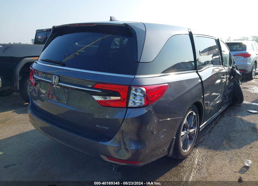2022 HONDA ODYSSEY ELITE VIN: 5FNRL6H96NB054996