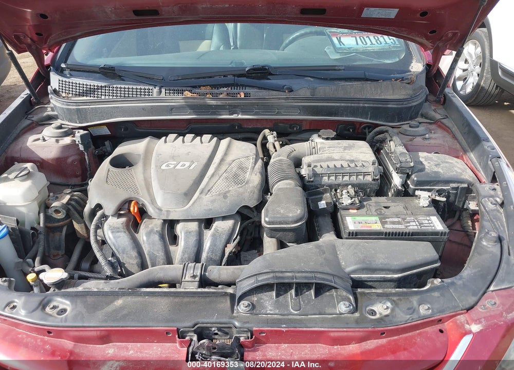 2011 HYUNDAI SONATA GLS VIN: 5NPEB4AC8BH274083