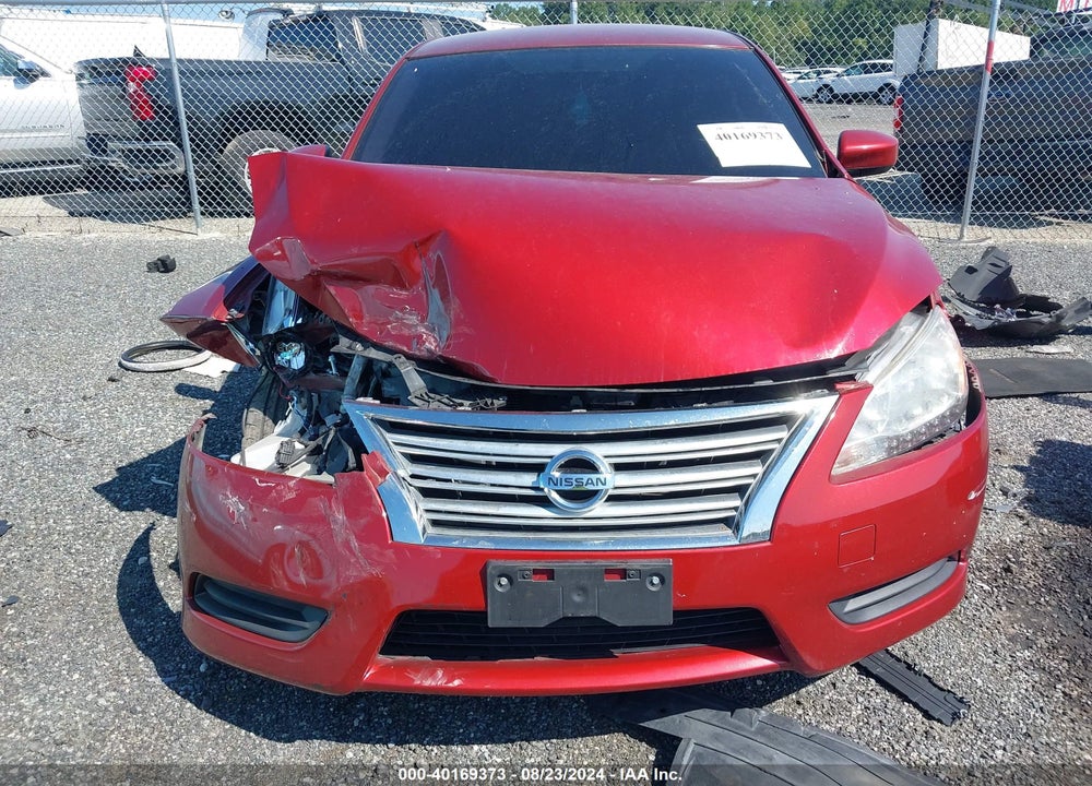 2015 NISSAN SENTRA SV VIN: 3N1AB7APXFY325906