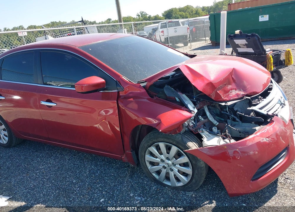 2015 NISSAN SENTRA SV VIN: 3N1AB7APXFY325906