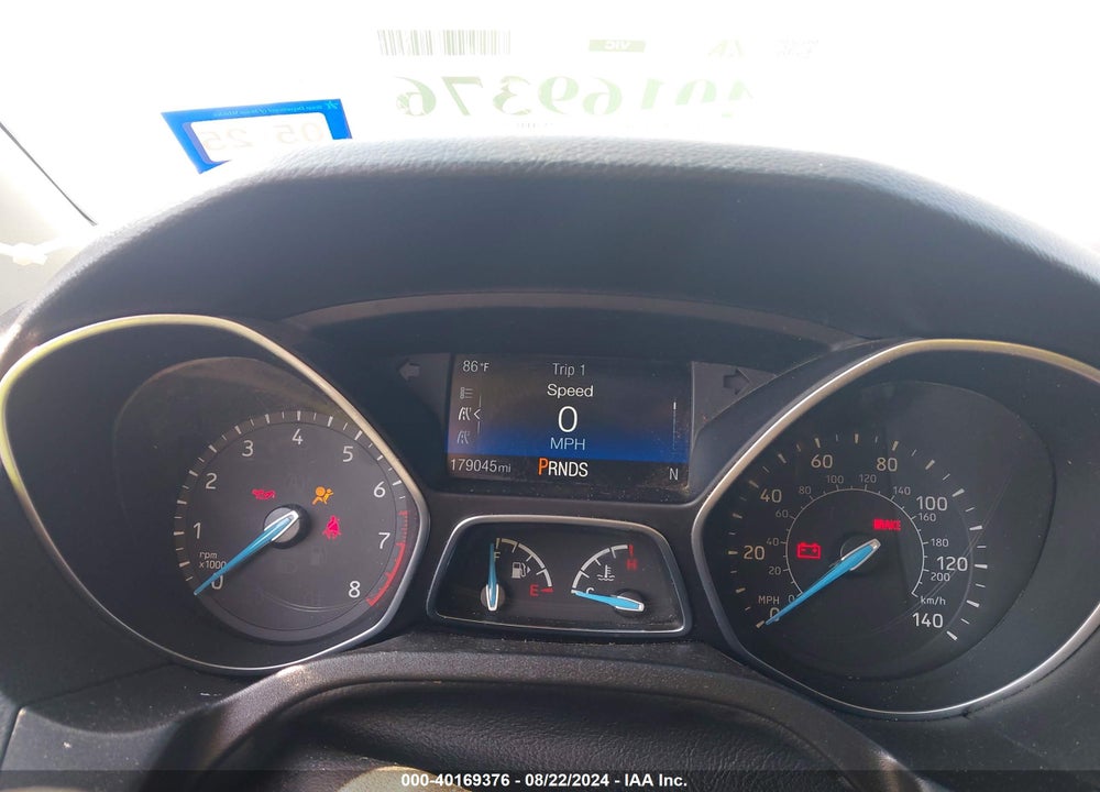 2017 FORD FOCUS SEL VIN: 1FADP3H29HL287391