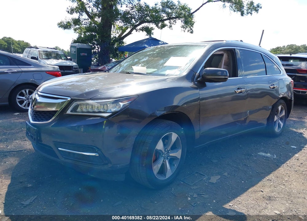 2015 ACURA MDX VIN: 5FRYD4H24FB022287