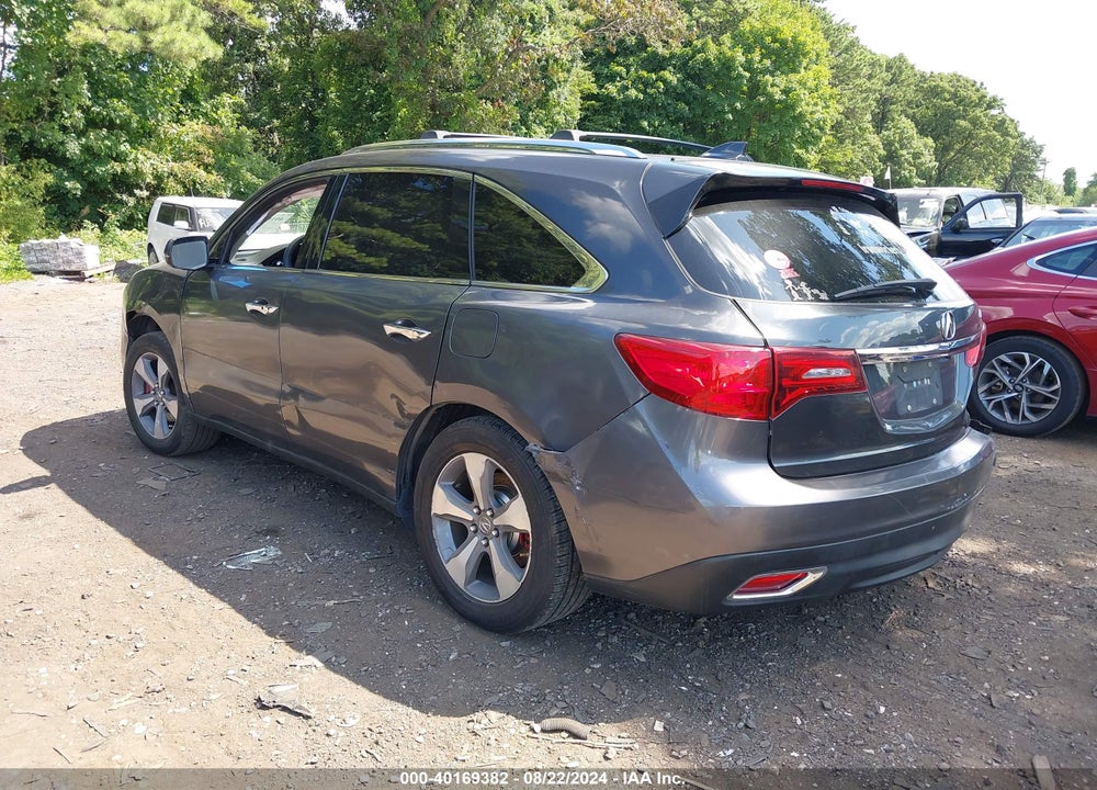 2015 ACURA MDX VIN: 5FRYD4H24FB022287