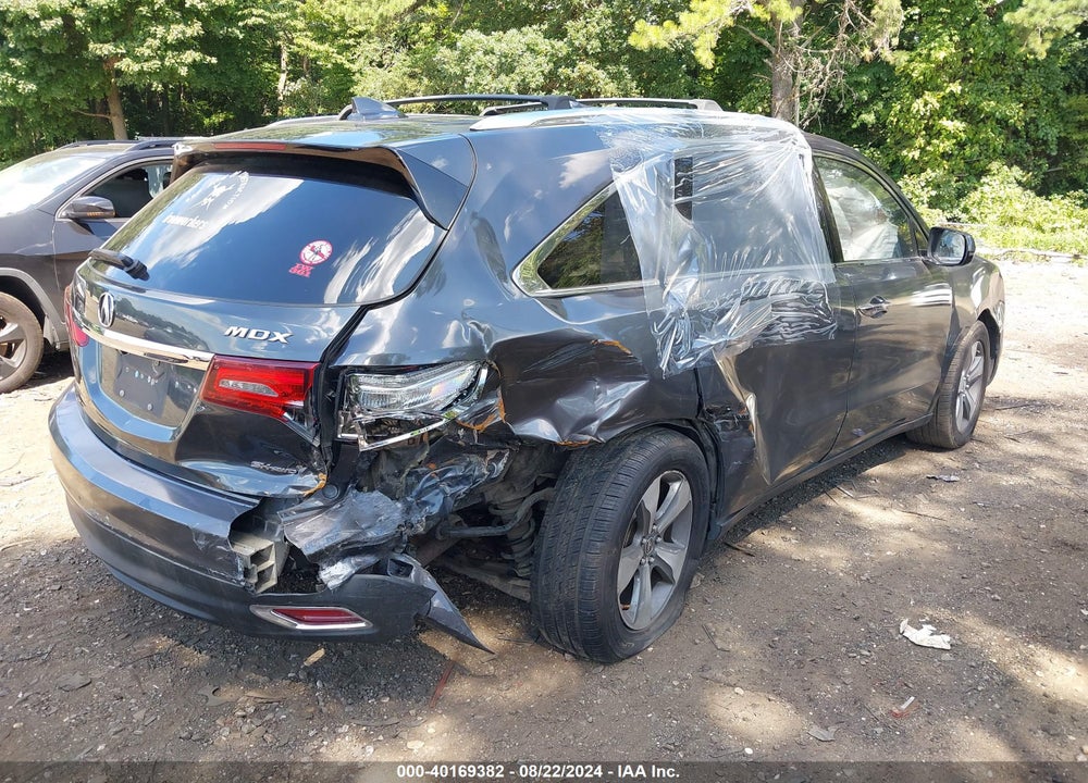 2015 ACURA MDX VIN: 5FRYD4H24FB022287
