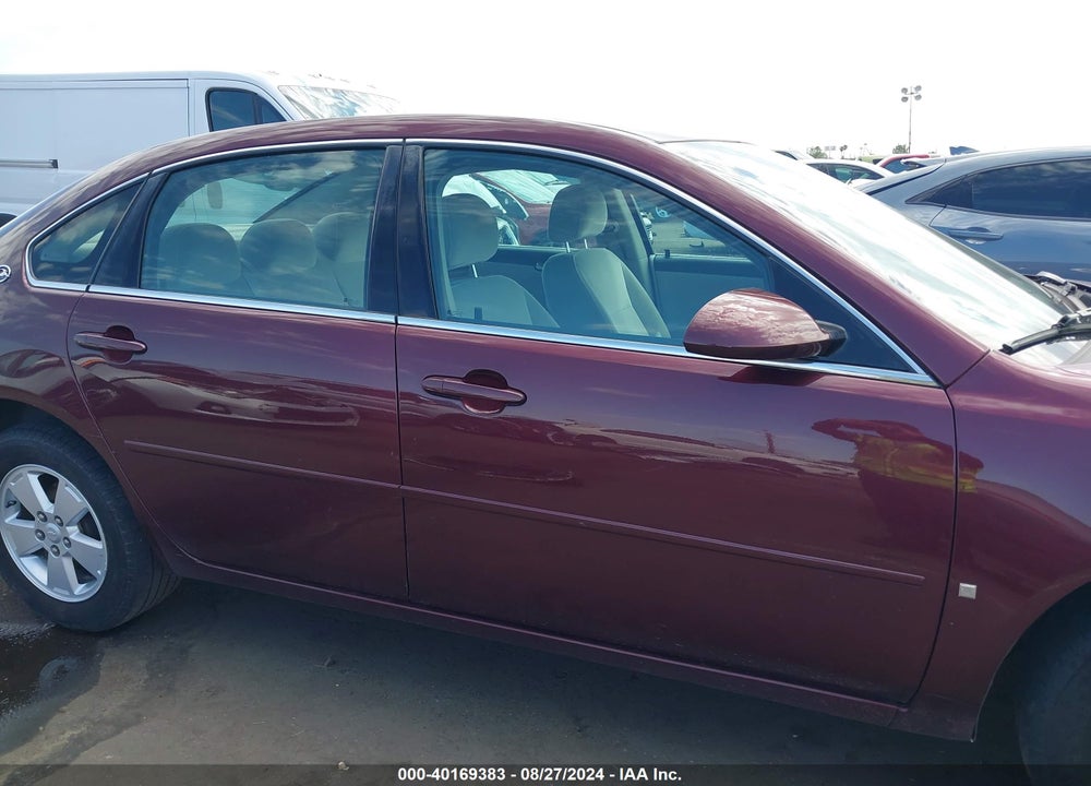 2007 CHEVROLET IMPALA LT VIN: 2G1WT58N979393441