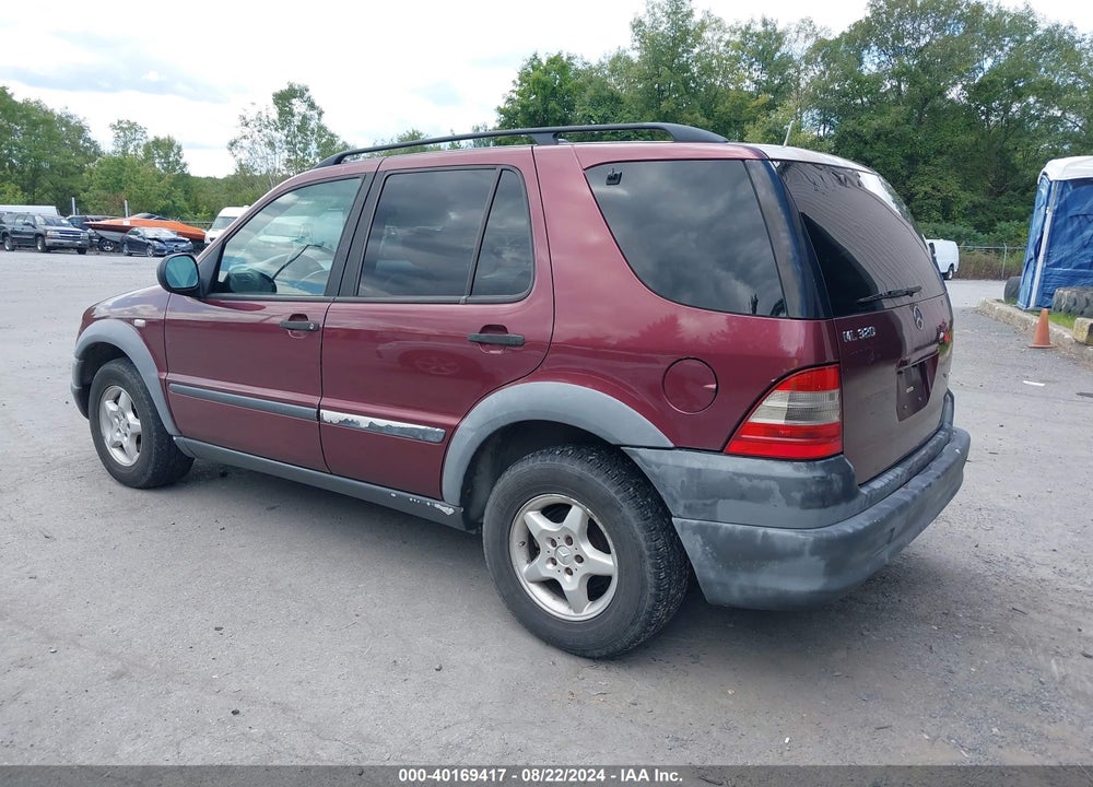 1998 MERCEDES-BENZ ML 320 CLASSIC VIN: 4JGAB54E9WA010929