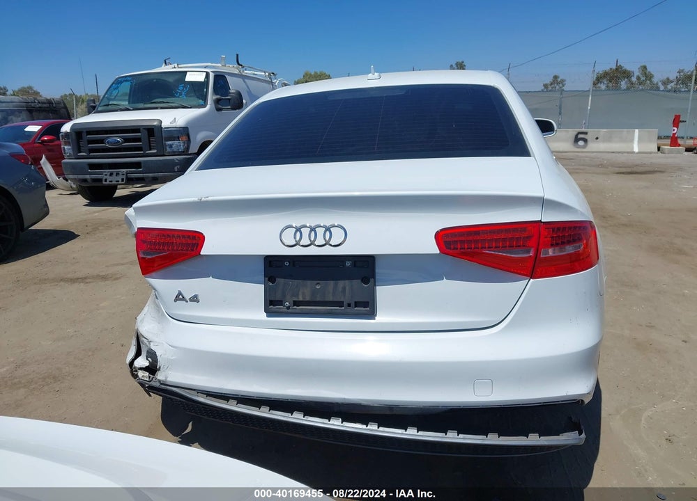 2016 AUDI A4 2.0T PREMIUM VIN: WAUAFAFLXGN016582