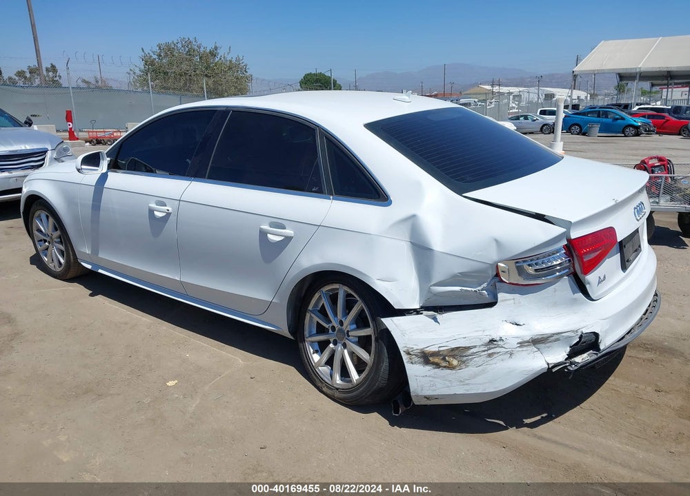2016 AUDI A4 2.0T PREMIUM VIN: WAUAFAFLXGN016582