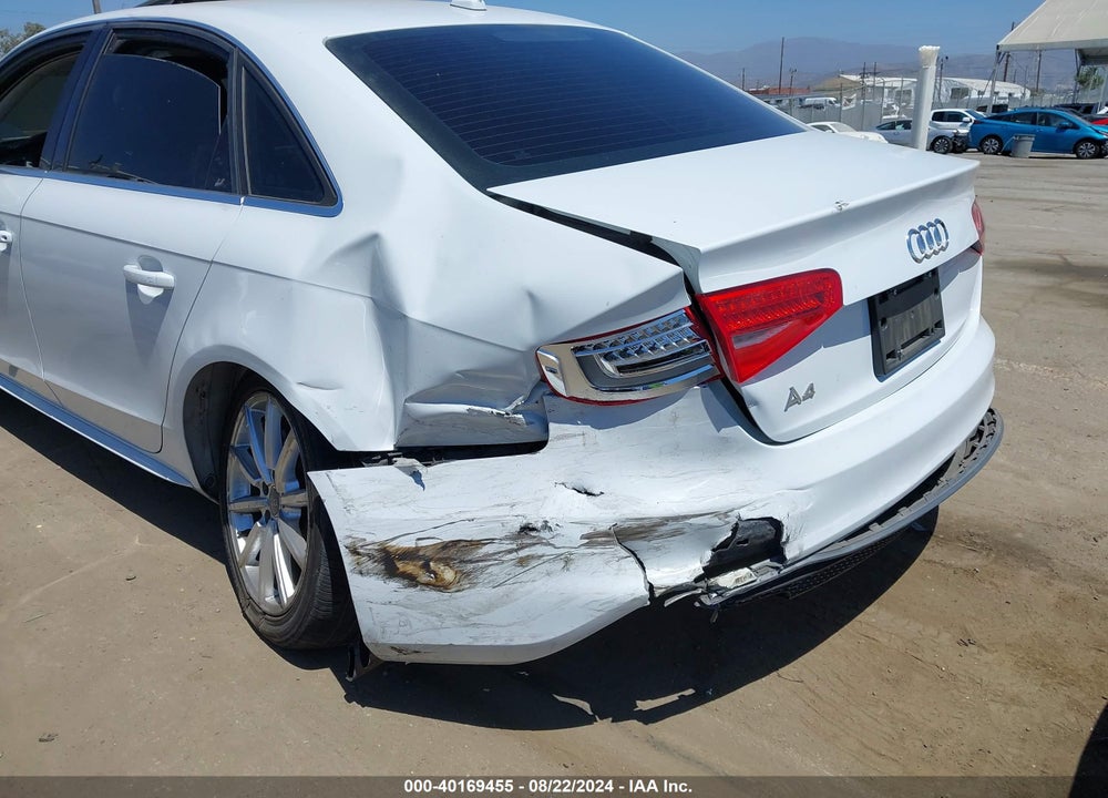 2016 AUDI A4 2.0T PREMIUM VIN: WAUAFAFLXGN016582