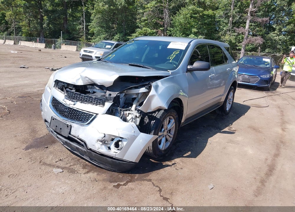 2012 CHEVROLET EQUINOX LS VIN: 2GNALBEK7C1132349