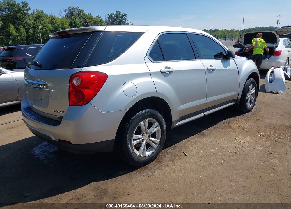 2012 CHEVROLET EQUINOX LS VIN: 2GNALBEK7C1132349