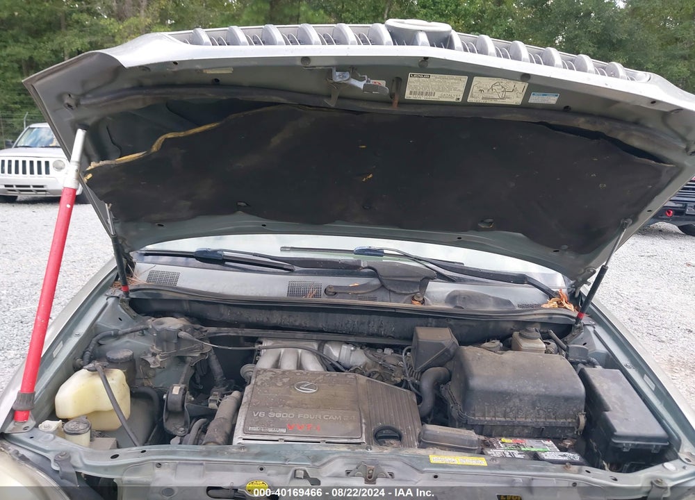 2000 LEXUS RX 300 VIN: JT6GF10U7Y0073911