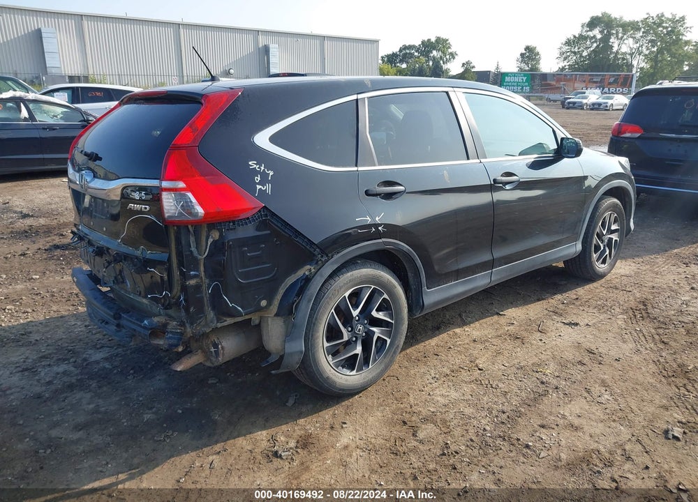 2016 HONDA CR-V SE VIN: 2HKRM4H46GH716361