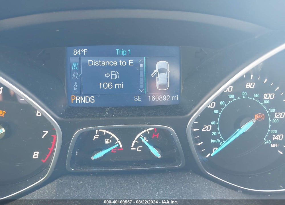 2014 FORD ESCAPE SE VIN: 1FMCU0GX0EUC09433