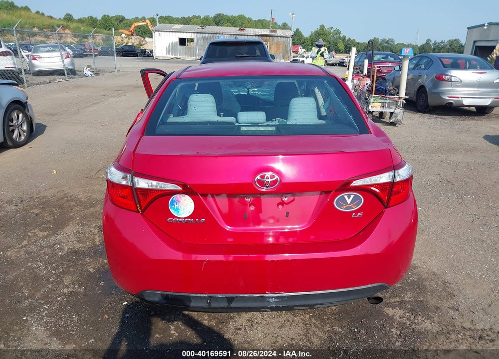 2014 TOYOTA COROLLA LE PLUS VIN: 2T1BURHE8EC073969