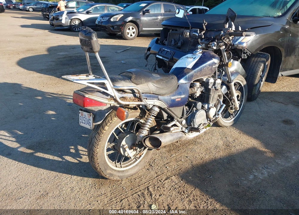 1985 HONDA CB650 SC VIN: JH2RC1308FM208006