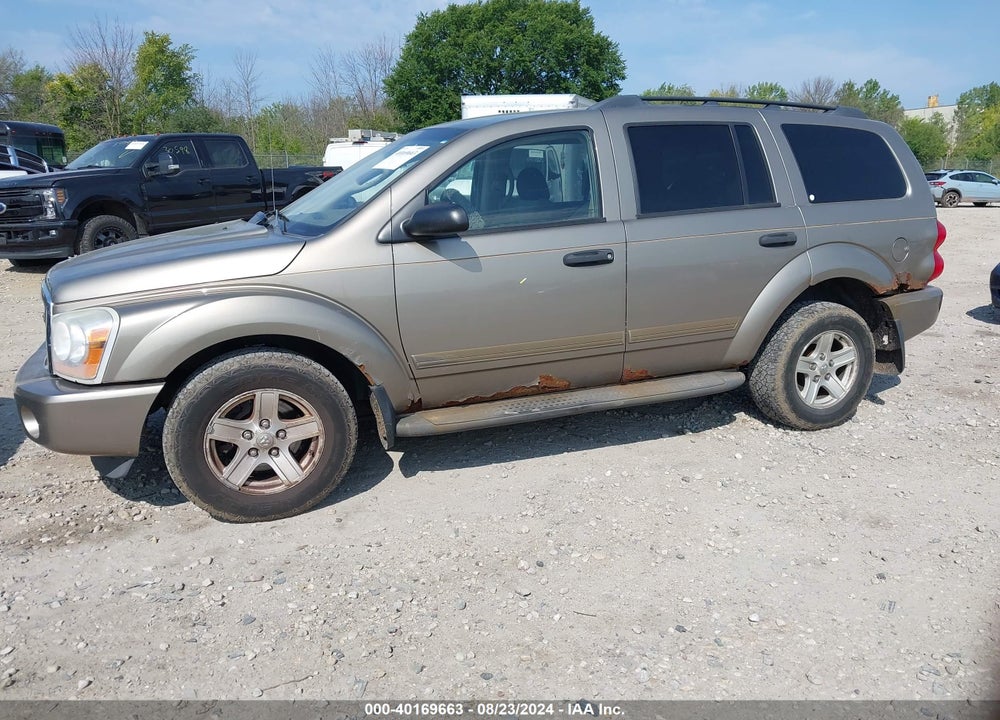 2005 DODGE DURANGO SLT VIN: 1D4HB48N85F571845