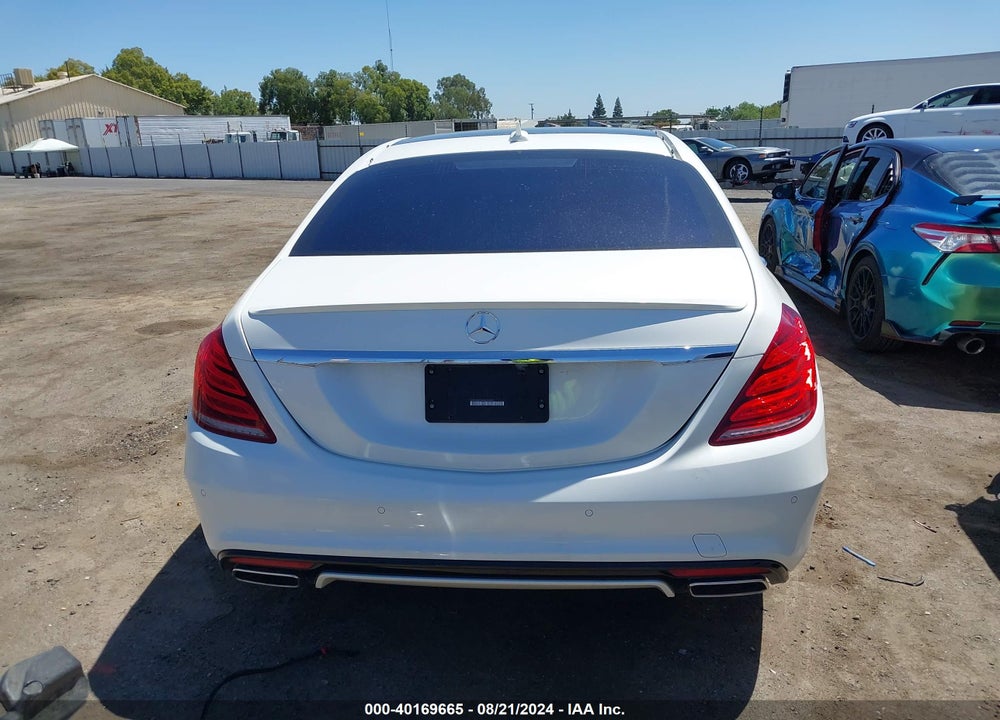 2017 MERCEDES-BENZ S 550 VIN: WDDUG8CB0HA319077