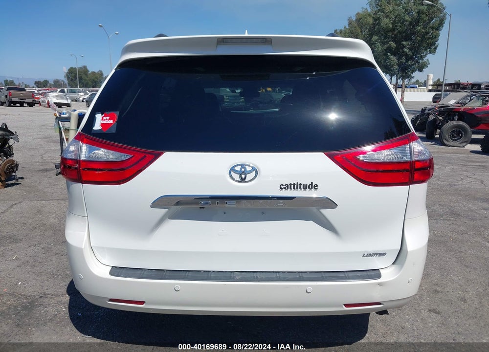 2017 TOYOTA SIENNA LIMITED 7 PASSENGER VIN: 5TDYZ3DC1HS878592