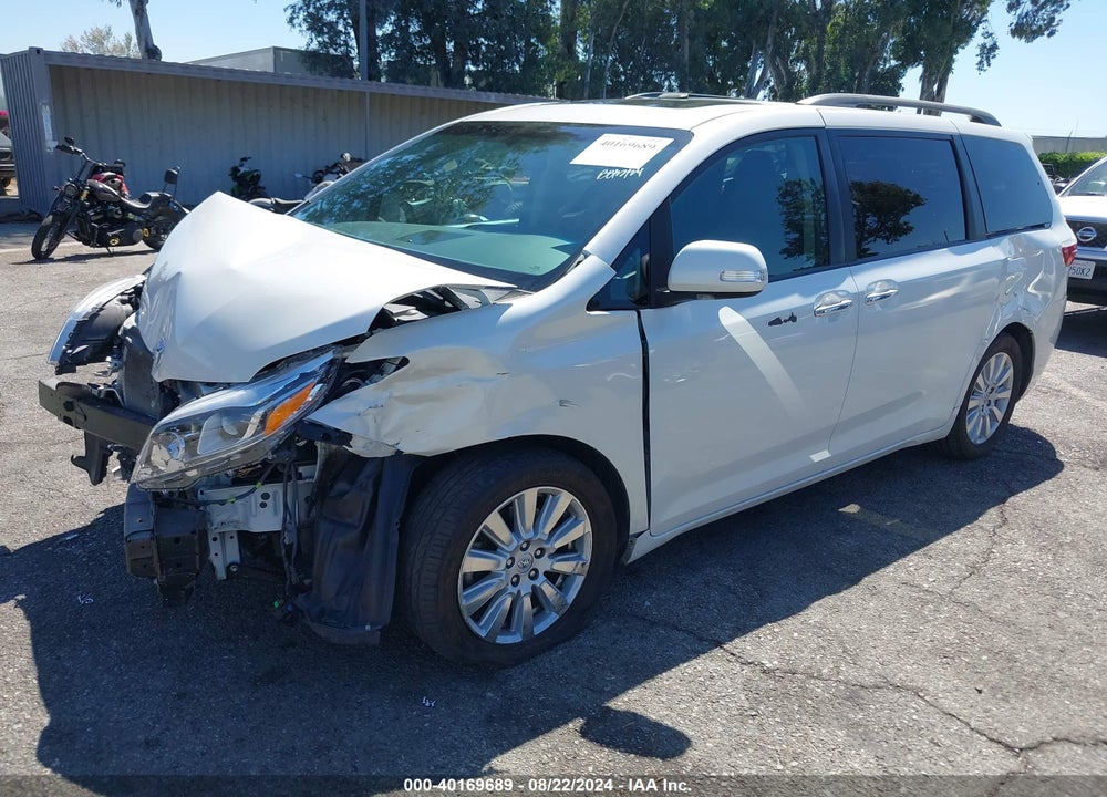 2017 TOYOTA SIENNA LIMITED 7 PASSENGER VIN: 5TDYZ3DC1HS878592