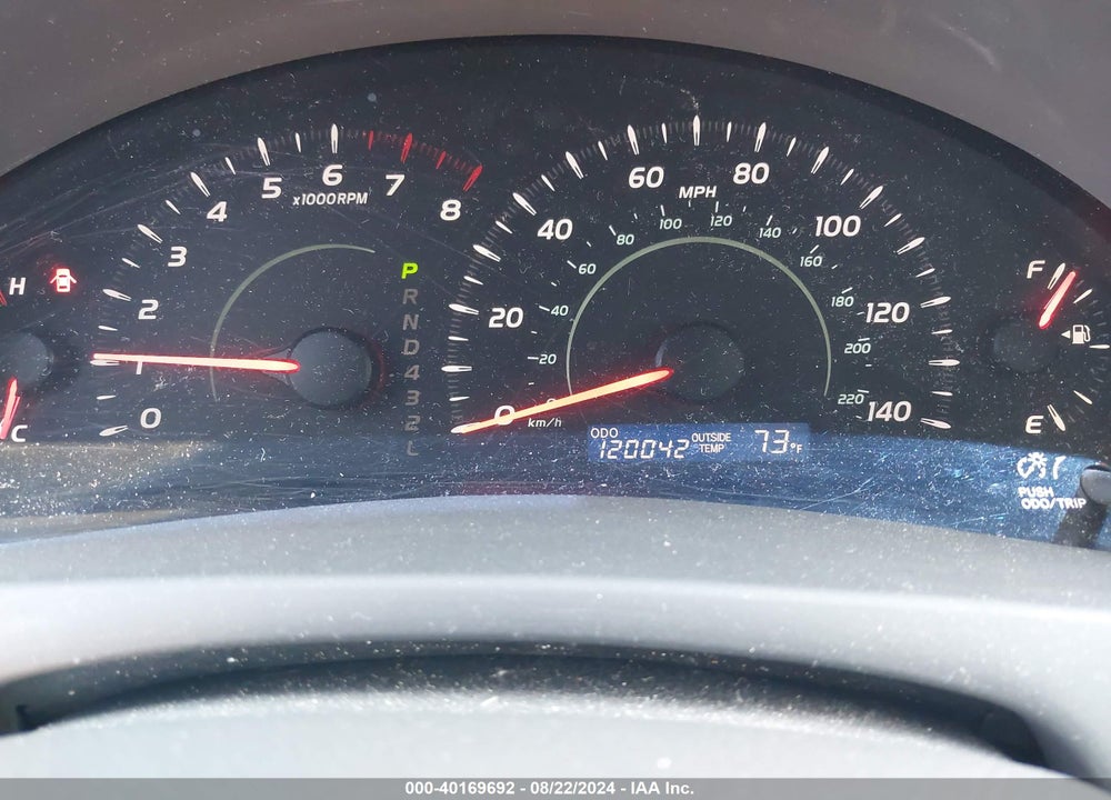 2008 TOYOTA CAMRY LE VIN: 4T4BE46K38R043604
