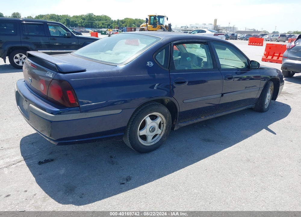 2002 CHEVROLET IMPALA LS VIN: 2G1WH55K729208291