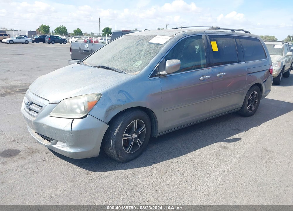 2005 HONDA ODYSSEY TOURING VIN: 5FNRL38815B058234